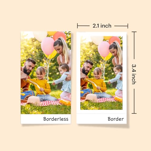 Portable Photo Printer 3x3 inches White V139