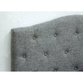 Gray Full/Queen Upholstered Panel Headboard A401370