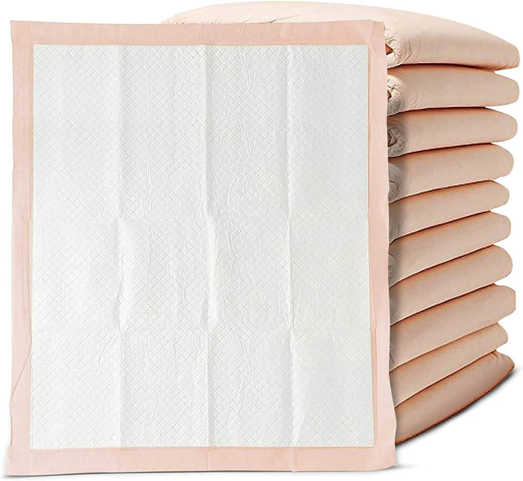 Disposable Chucks Underpads 100 Count, 30 x 36, Peach Color, Pack of 2 P516477