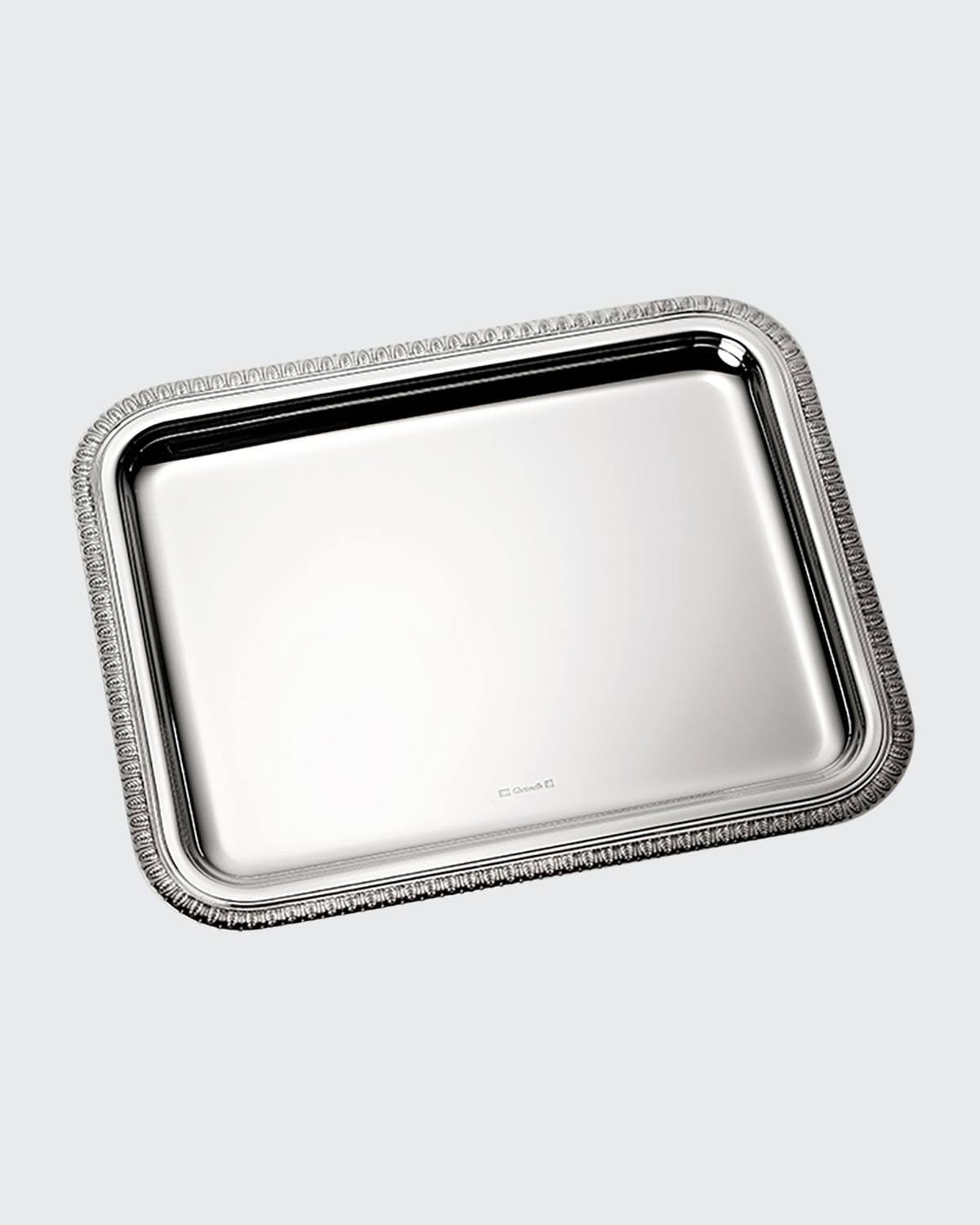 Silver Plated Rectangular Tray S706