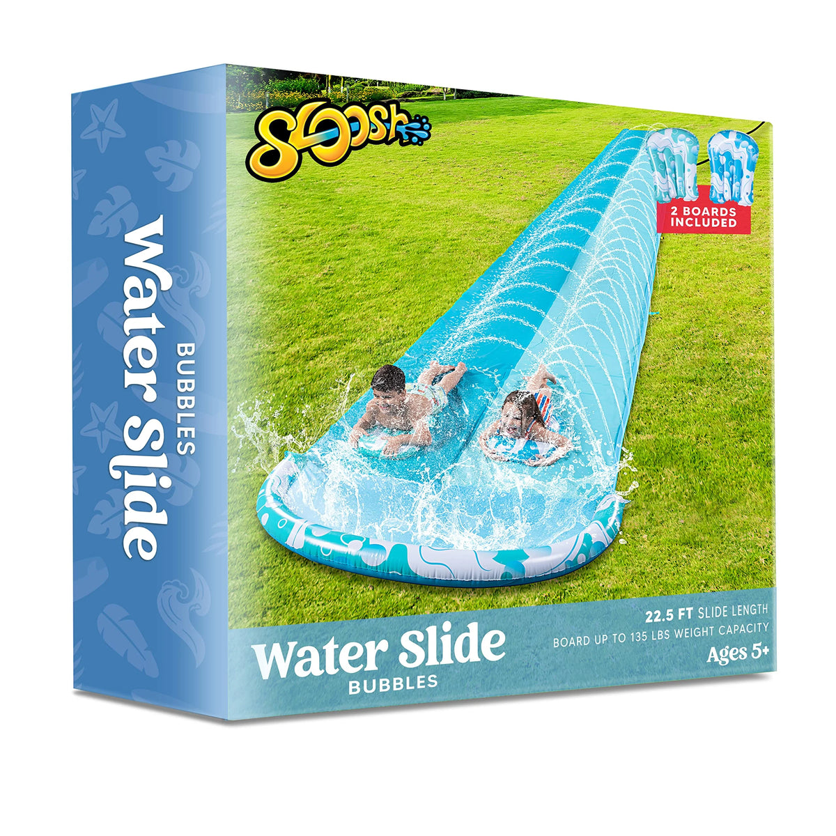 Water Slides with 2 Boogie Boards E950406