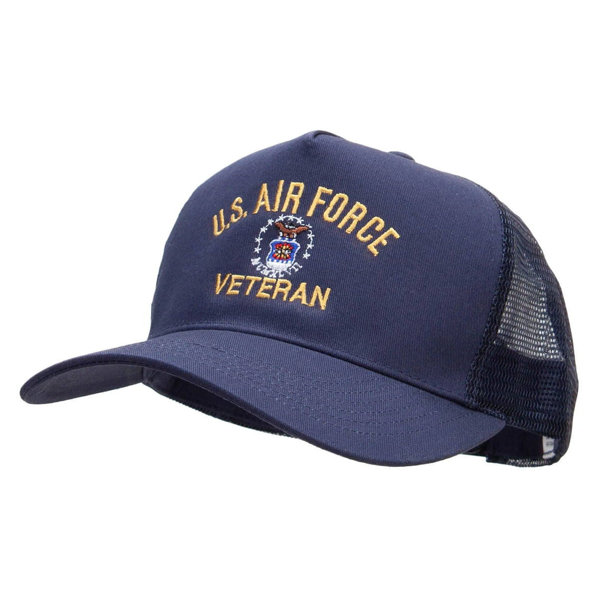 Navy Trucker Mesh Cap X1228