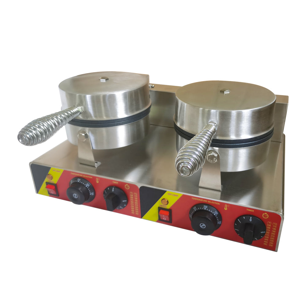 Dual Round Nonstick Electric Waffle Maker P56931