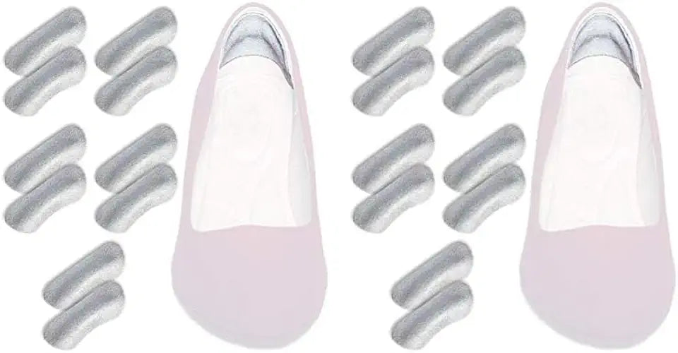 Soft Suede Leather Heel Grip Unisex One Size Fits All Gray Y89815