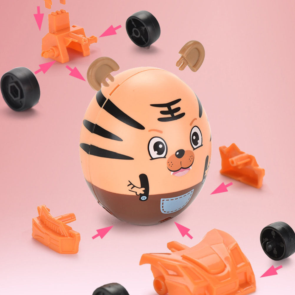 DIY Assembled Toys Car Blind Box Surprise Egg E61413