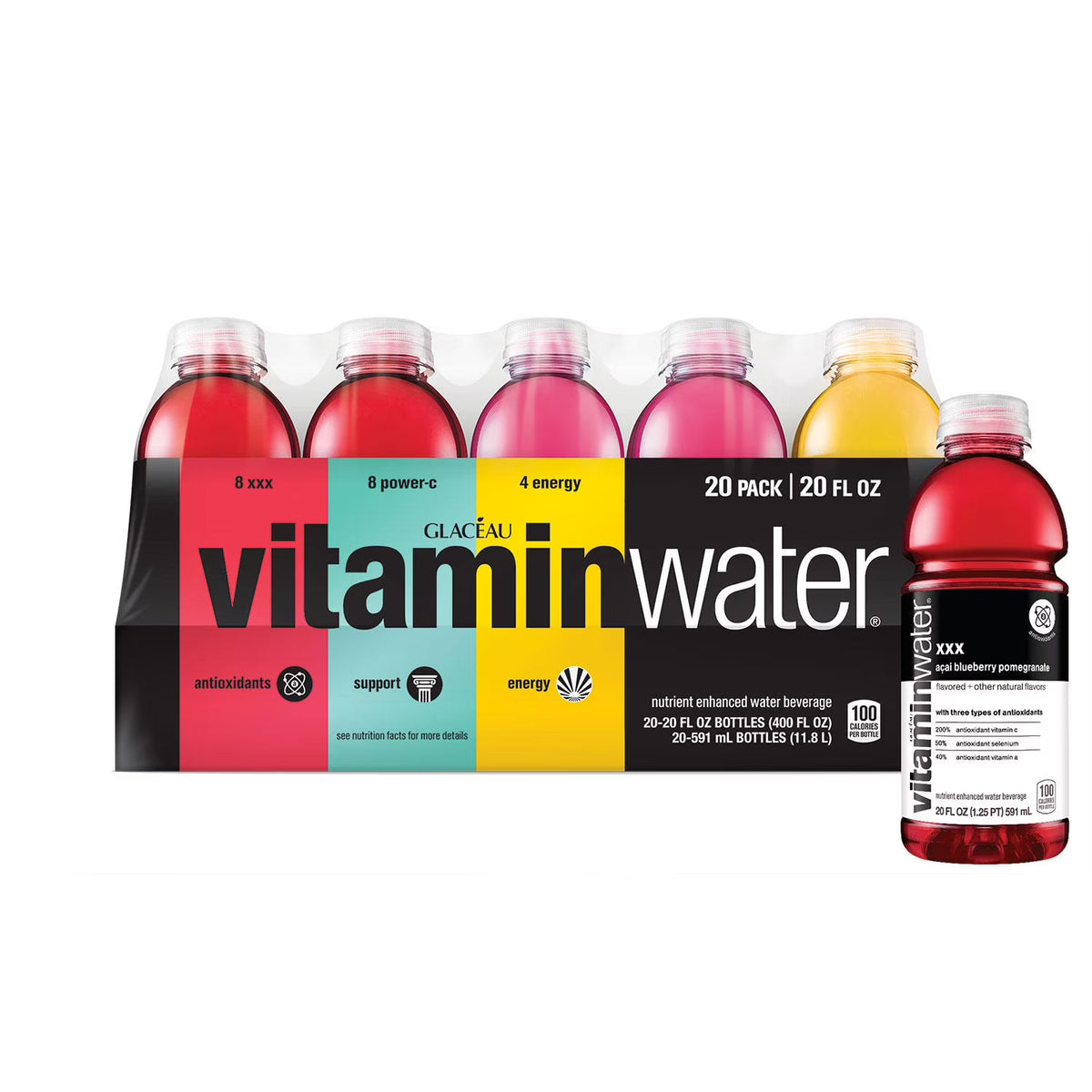 Vitaminwater Variety Pack (20 fl. oz., 20 pk.) Y48807