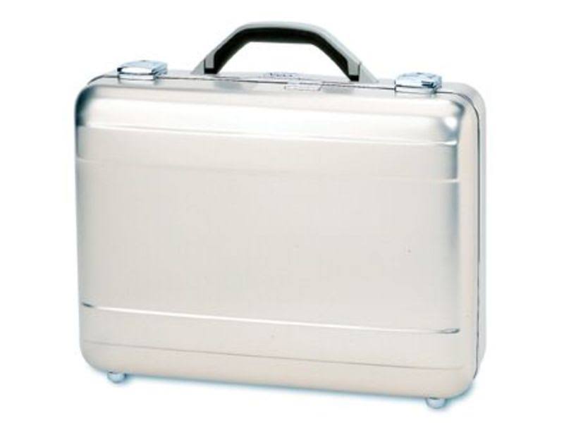 Silver Molded Aluminum Attache Case D849864
