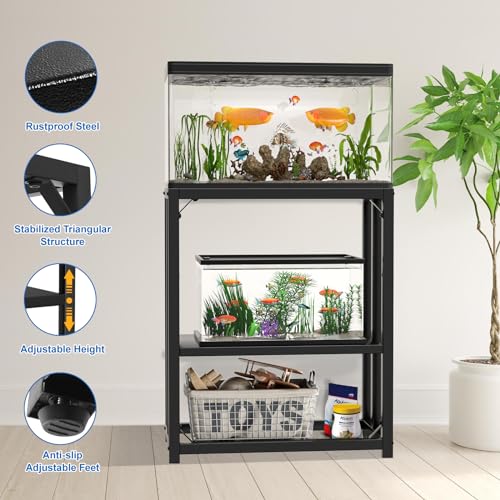 20 Gallon Metal Adjustable Fish Tank Stand P575