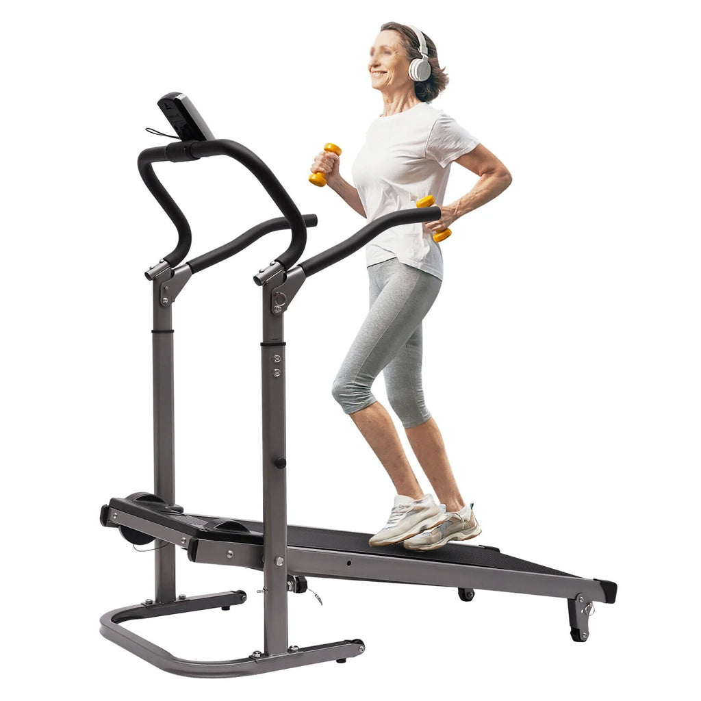 Folding Treadmill Low Noise Pink Q116