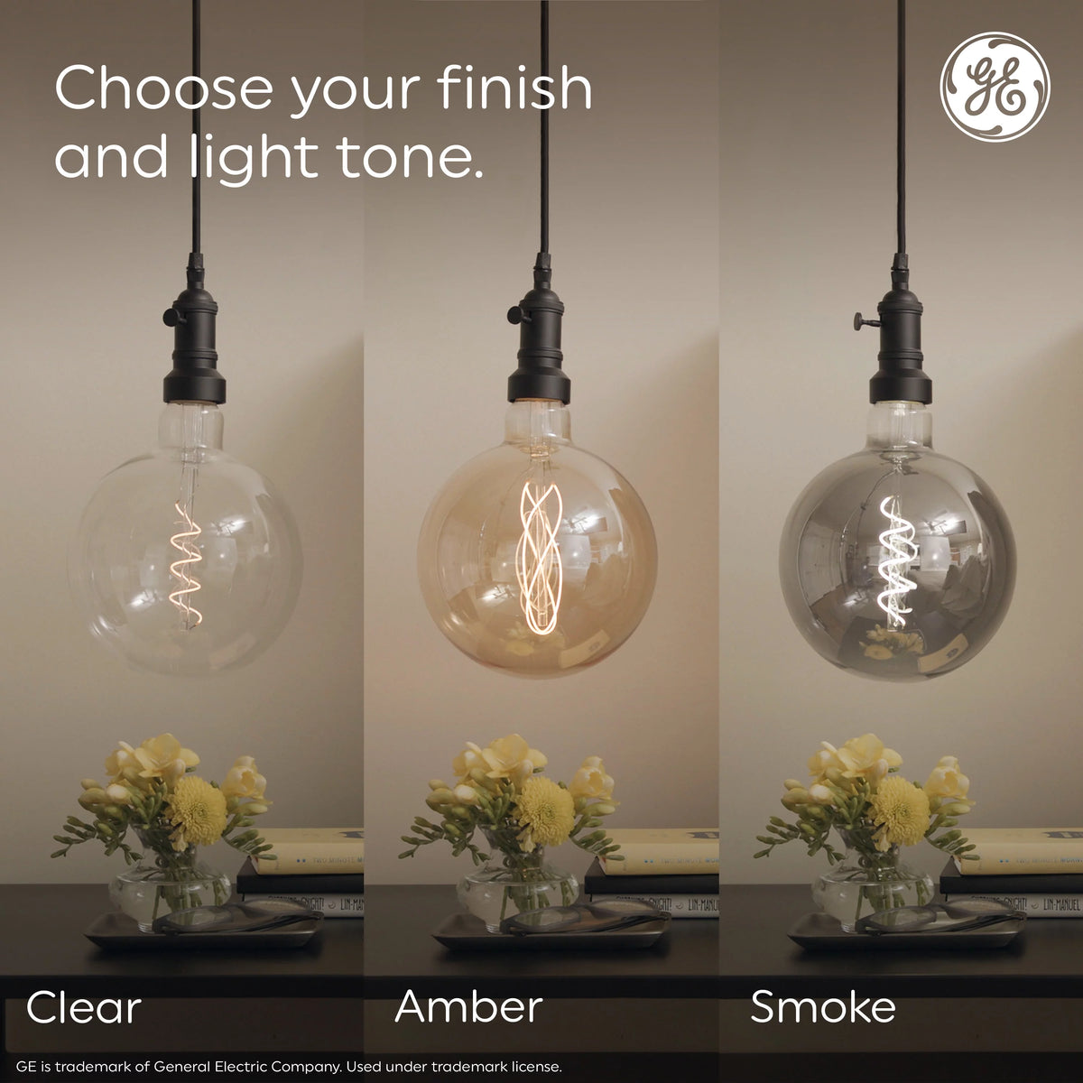 Vintage Style LED Edison Light Bulbs, Clear Glass, 2pk O57918