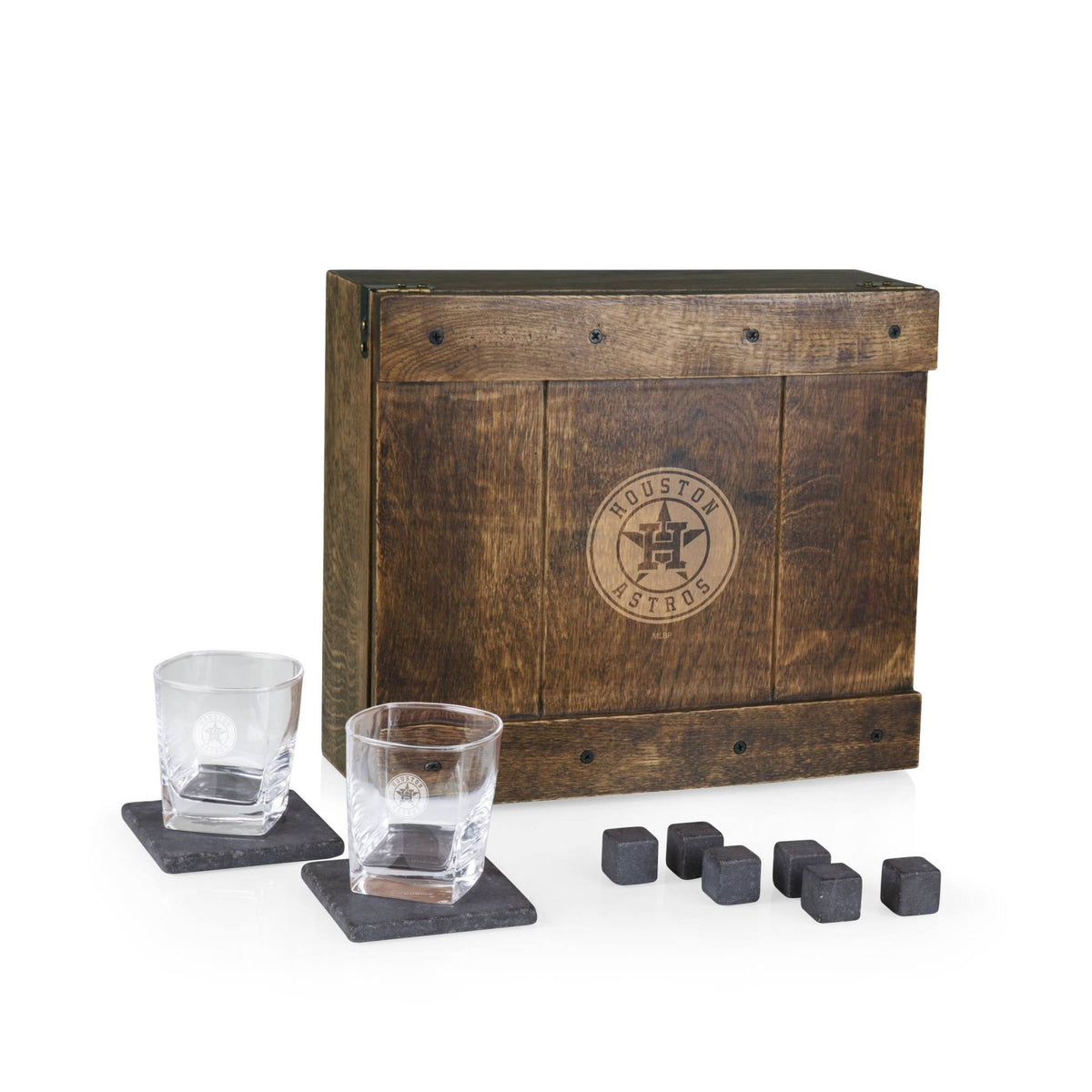 Oak Whiskey Box Gift Set D316239
