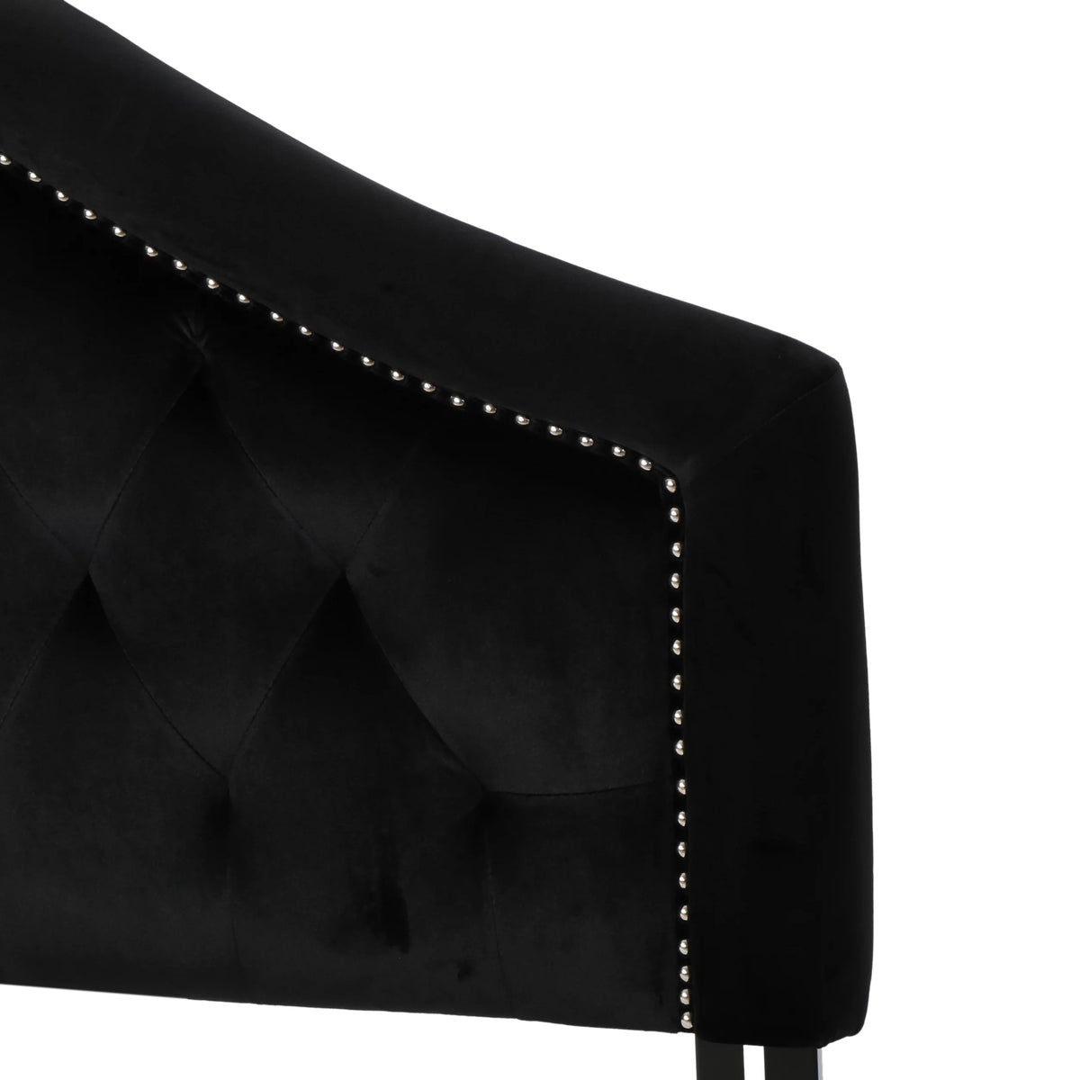Black Velvet Queen/Full Headboard G2725