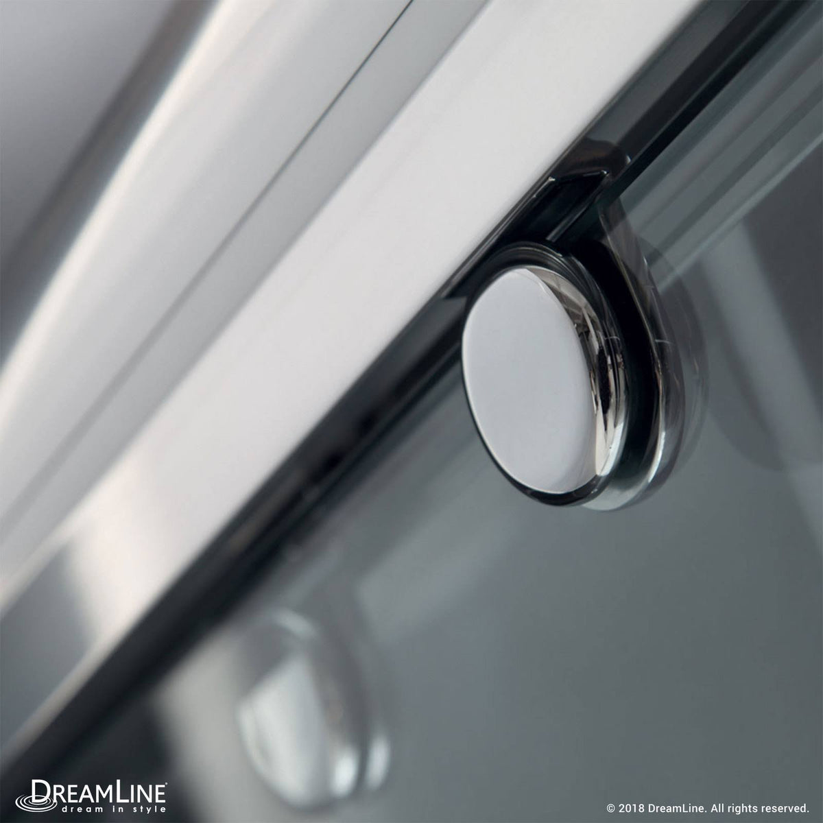 Frameless Bypass Sliding Shower Door Brushed Nickel U1800
