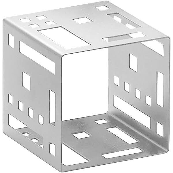 9x22 Stainless Steel Squared Cube Riser R27331