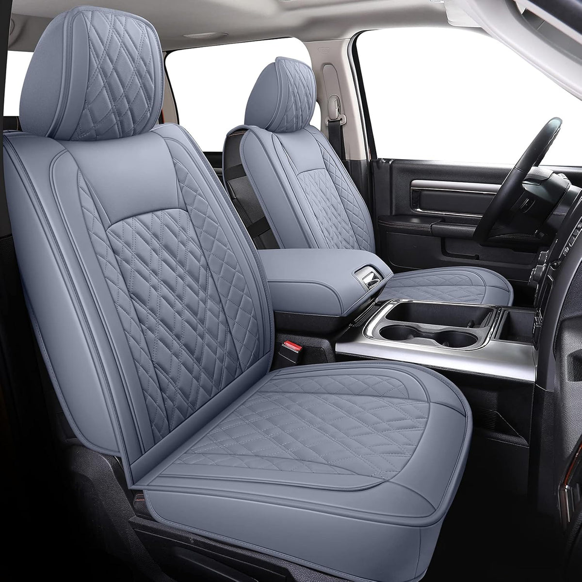 Faux Leather Seat Covers Full Set O202