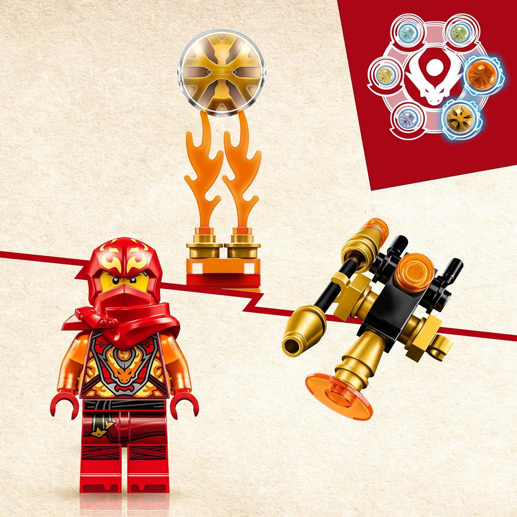 Red Ninja Toy Building Set with Kai Minifigure W27494