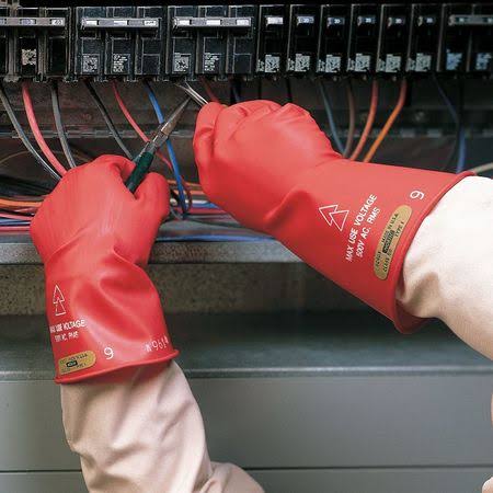 Electrical Glove Kit, 10, Black/Red, 1 PR O139661