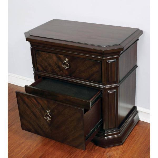 Espresso 2-Drawer Nightstand K101168