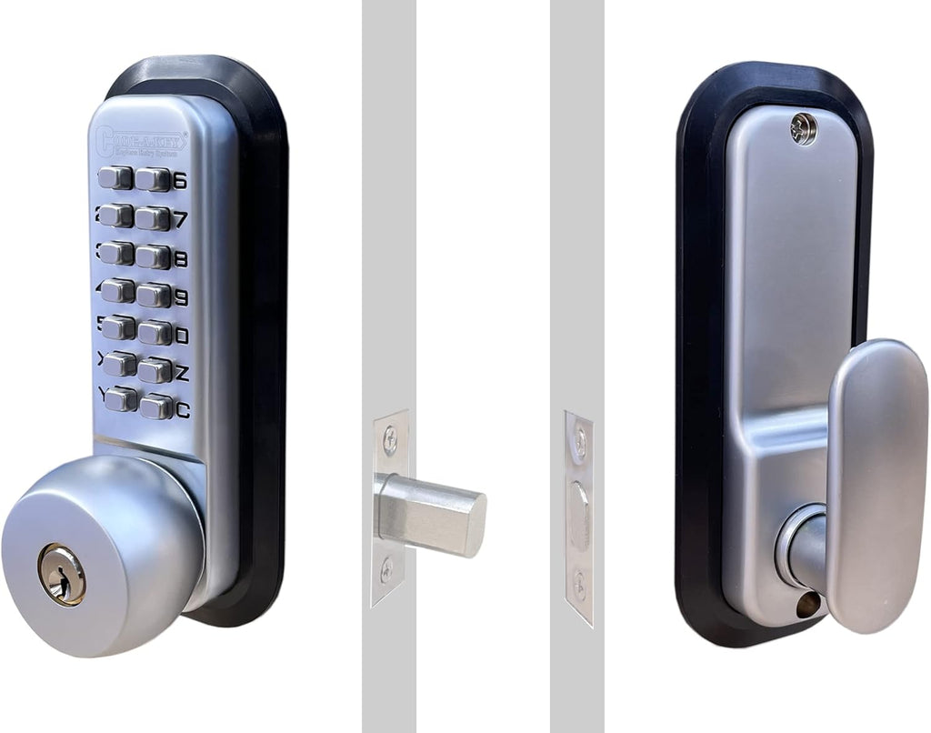 Chrome Mechanical Deadbolt Door Lock C1768