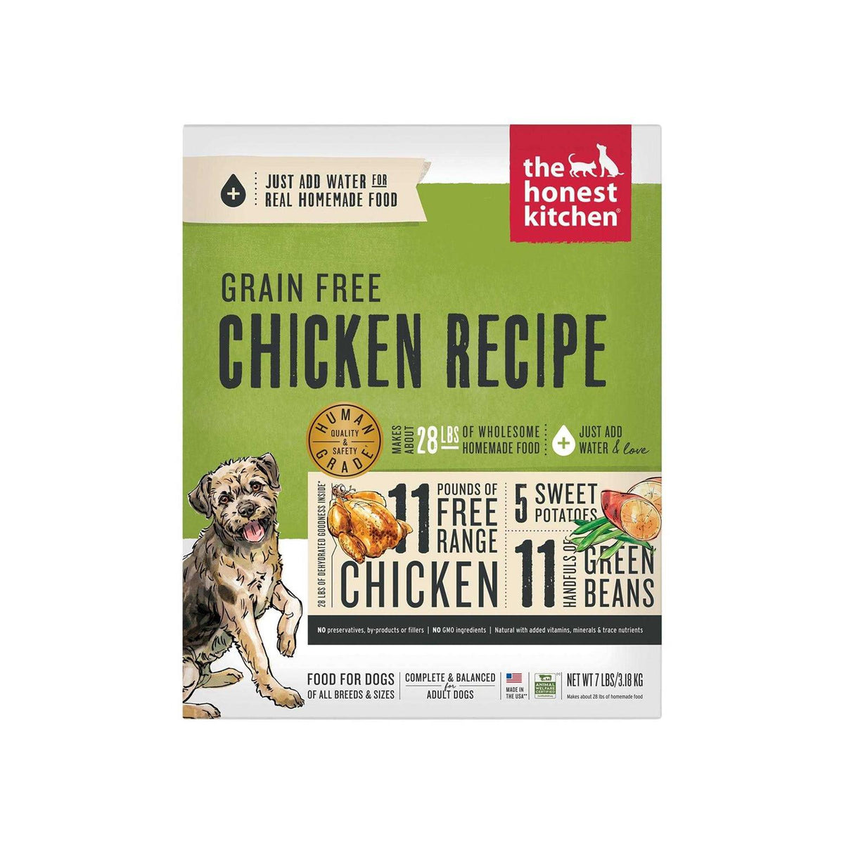 Dehydrated Grain Free Chicken Dog Food V41780