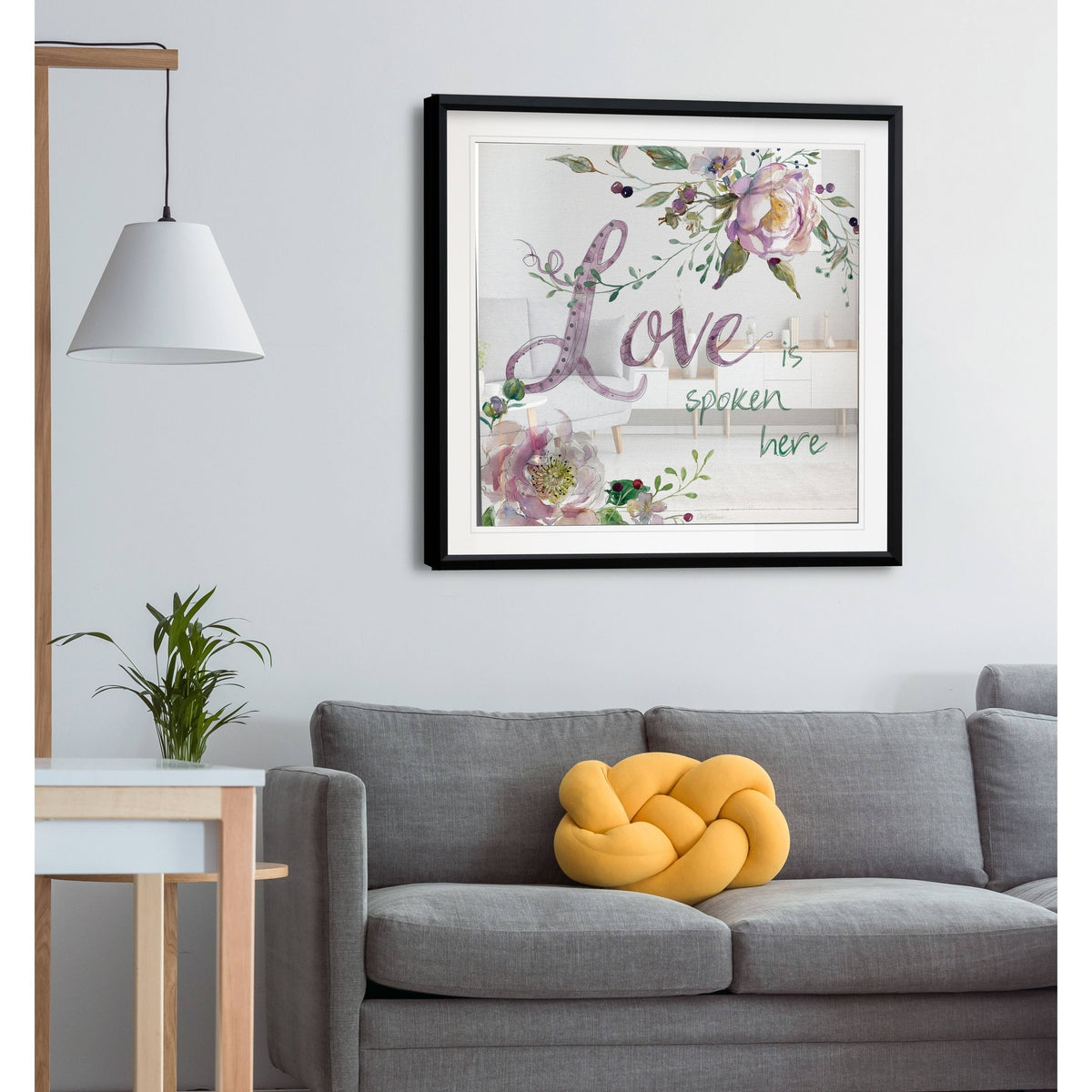 Framed Giclee Print 16x16 X215221