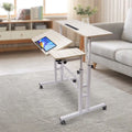 Adjustable Mobile Stand Up Desk with Footrest Y19838