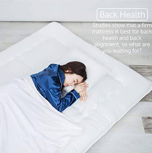 Full Long Foldable Futon Mattress with Sheet X205233