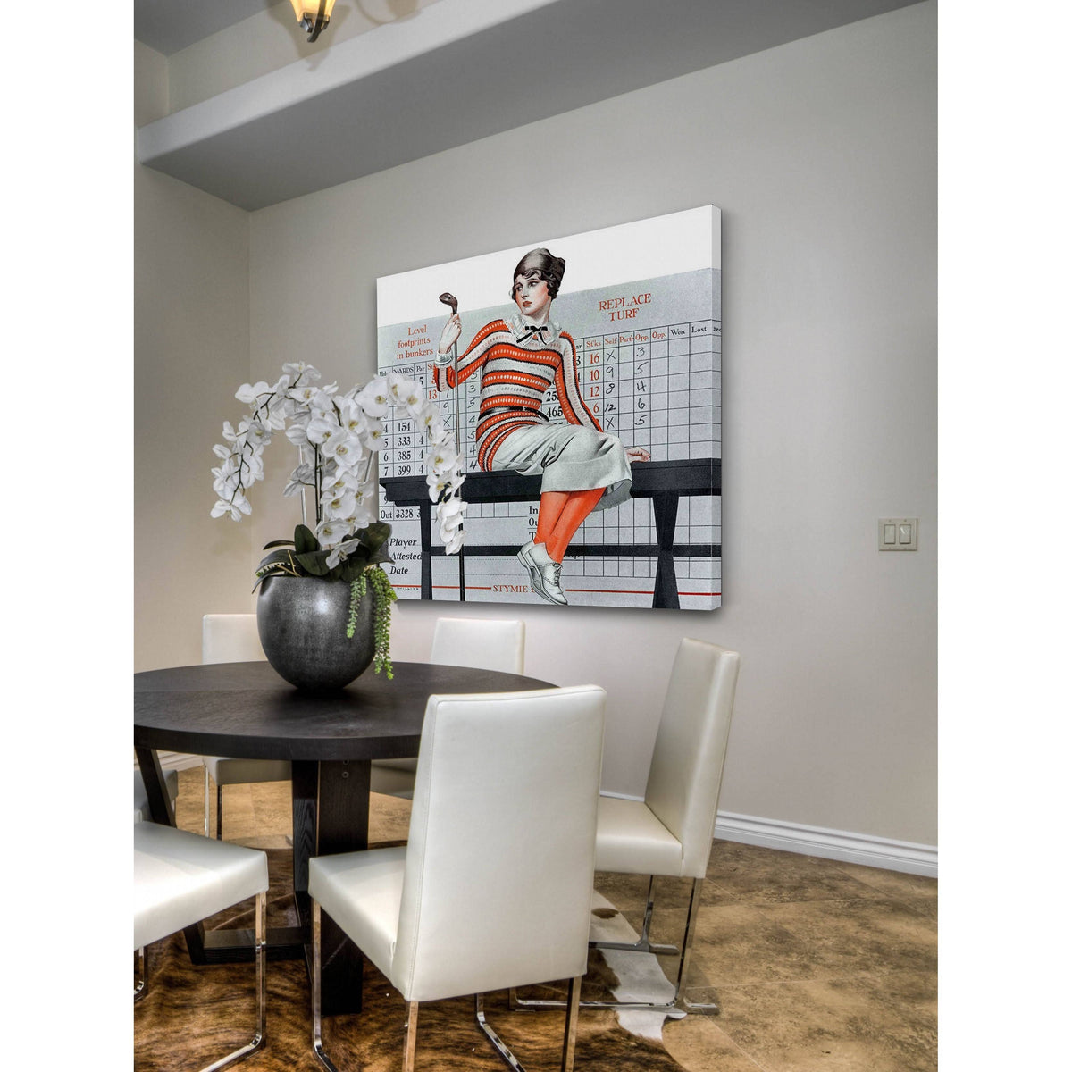 Painting Print on Canvas 40 x 40 R4935