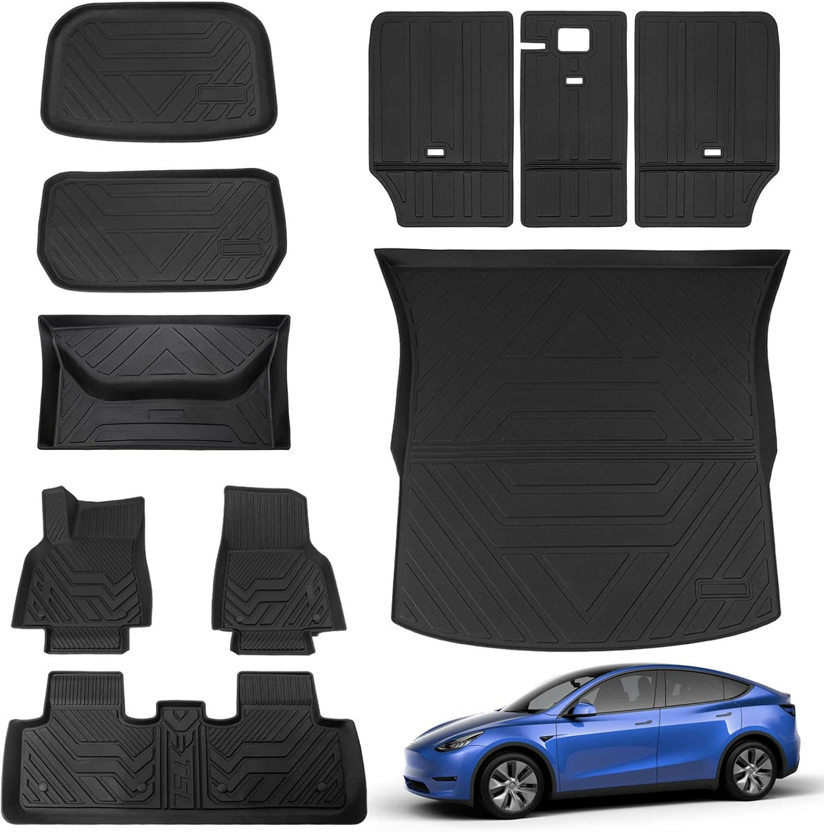 Tesla Model Y Trunk Mat Cargo Liner (A Set of Four) R375986