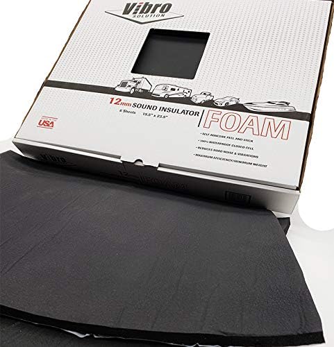 455 mil Waterproof Closed Cell Foam Sound Deadening Material 6 Sheets D51679