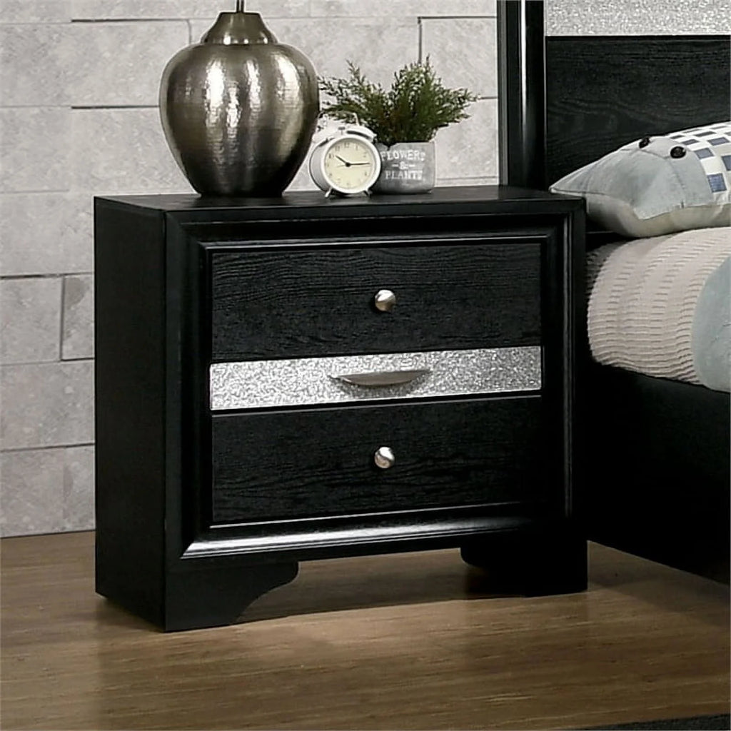 Black 3-Piece King Bedroom Set R786689