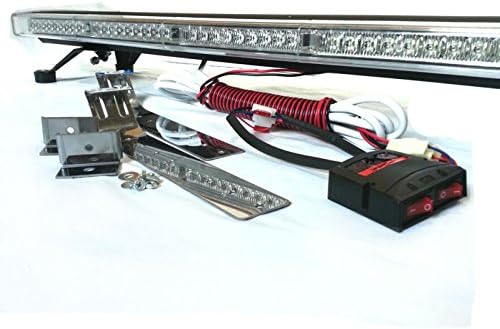 Black Aluminium 53" 108 LED Emergency Warning LightBar C91349