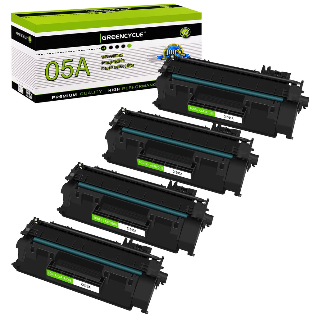 4 Pack Black Toner Cartridge T4301