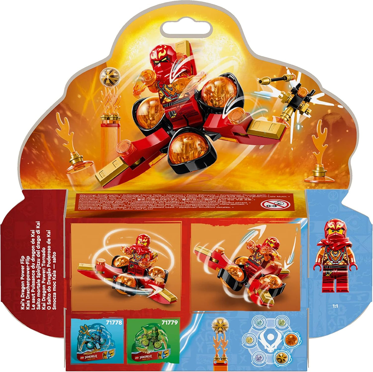 Red Ninja Toy Building Set with Kai Minifigure W27494