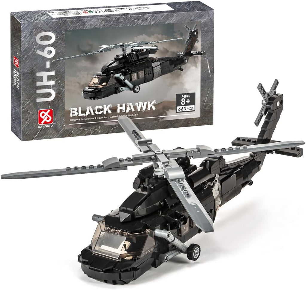 700 Pieces Military Helicopter Building Bricks Set Z54082