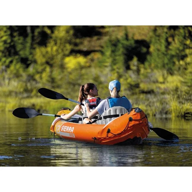 2-Person Inflatable Fishing Kayak with Oars and Hand Pump M399