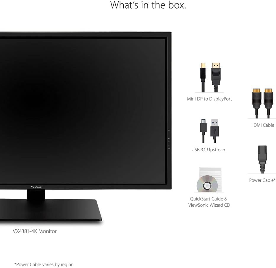 43 Inch Ultra HD 4K Monitor with HDR10 R3822