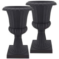 Black Plastic Urn Pack of 2 M378