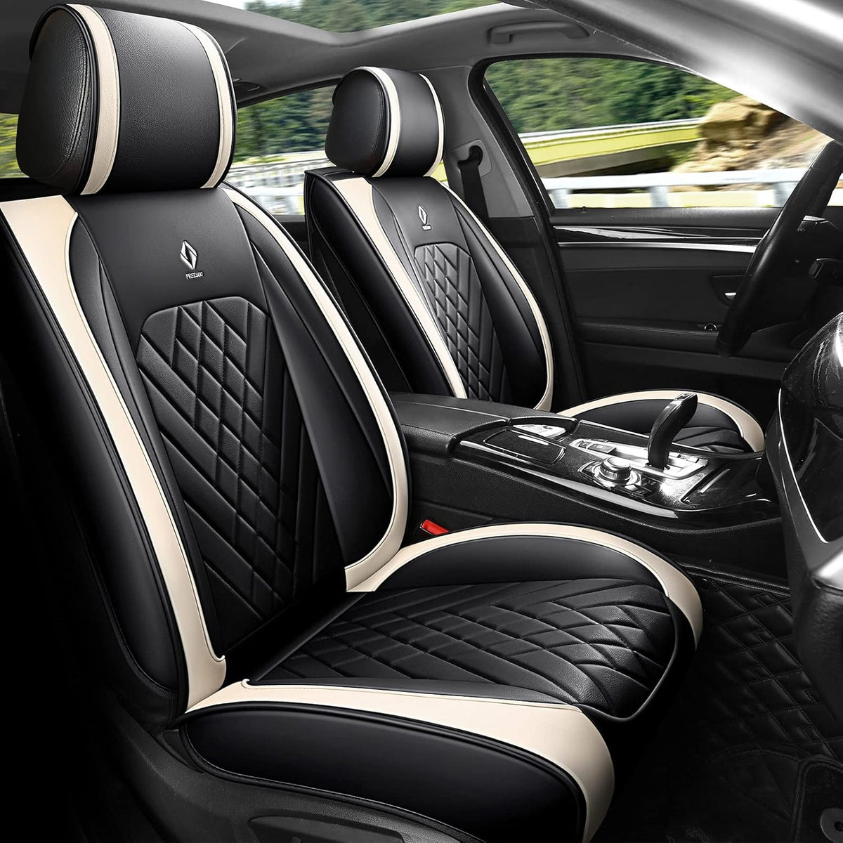 Leather Waterproof Car Seat Cover Full Set S41469