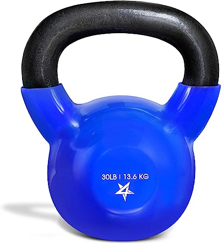 5-100 LB Vinyl Coated Cast Iron Kettlebells N303647