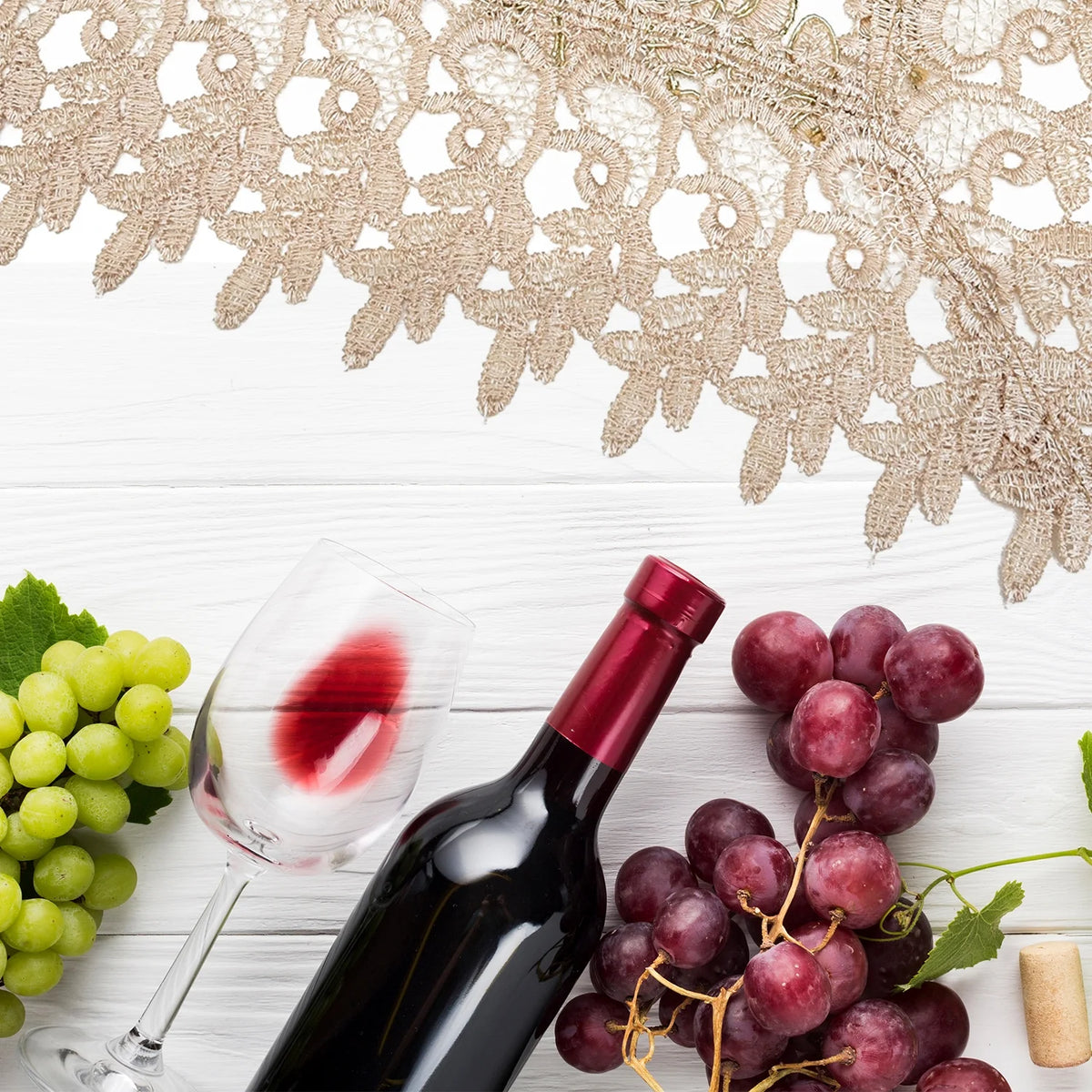 100% Polyester Lace Table Runner A699871
