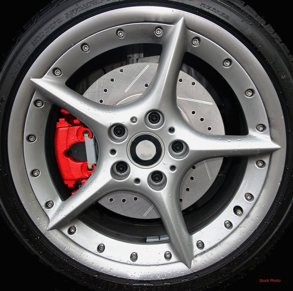 Red Powder Coated Caliper Assembly Pair Set R435