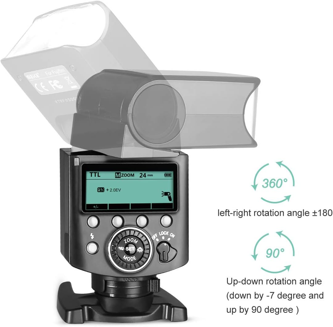 Camera Flash Speedlite with LCD Display for Fujifilm X Mount Cameras K821