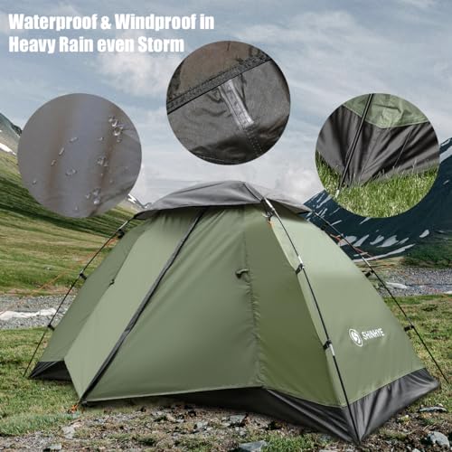 1/2 Person Ultralight Waterproof Backpacking Tent E87303