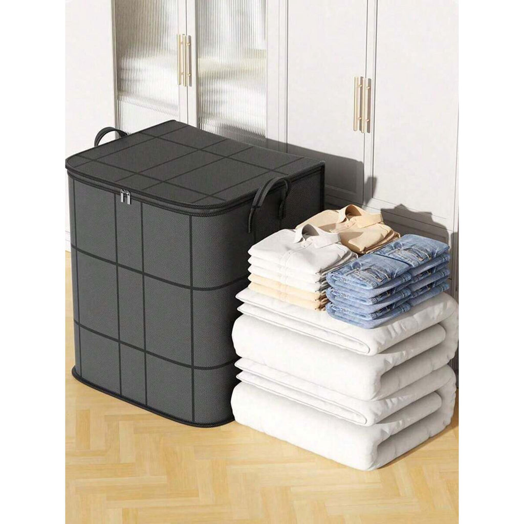Black Thickened Foldable Storage Bag Y95096