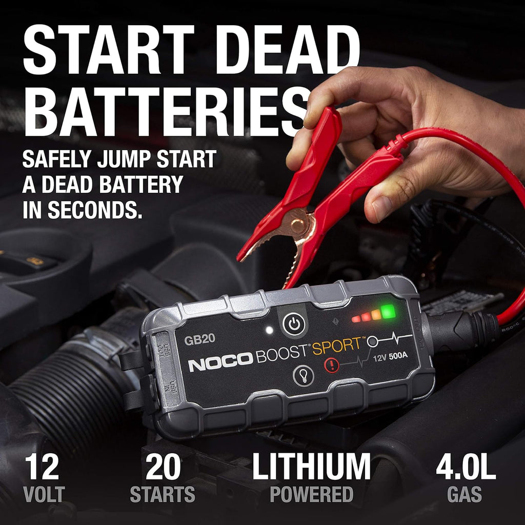 500 Amp 12-Volt Lithium Jump Starter Box Pack of 2 Q679574
