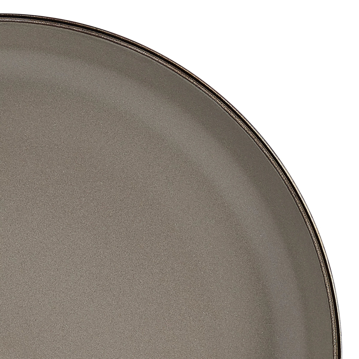 12-piece Stoneware Dinnerware set in Gray Y893551