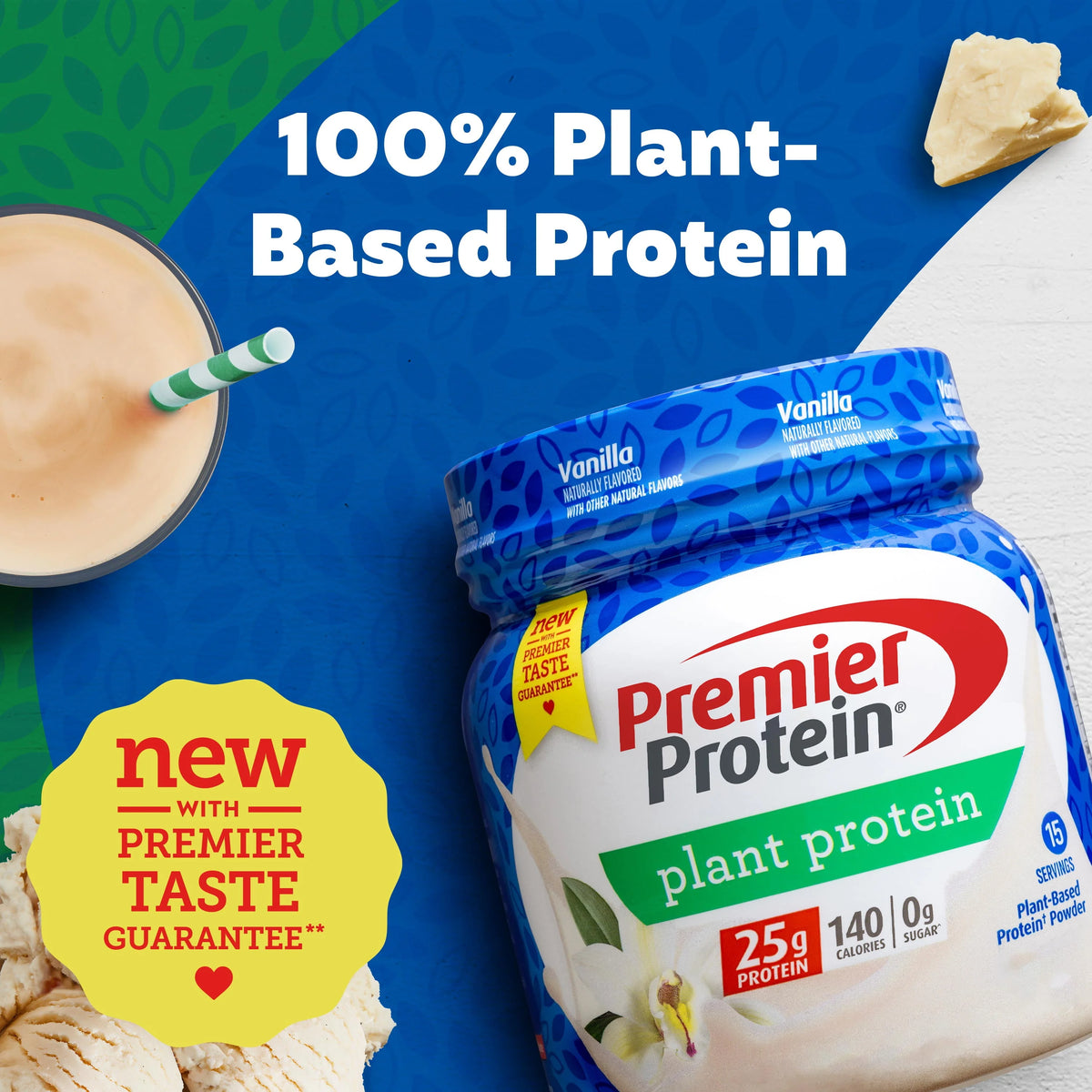 Vanilla Plant Protein Powder, 15 Servings G753183