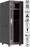 39 Inch Deep Server Cabinet on Wheels with 4 X Fans I1203