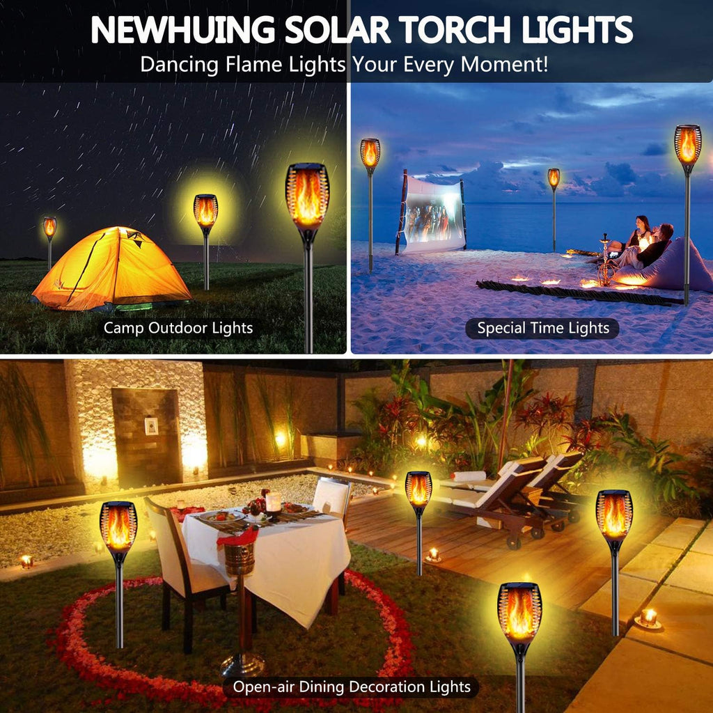 43 inch 96 LED Waterproof Solar Torch Lights C351351